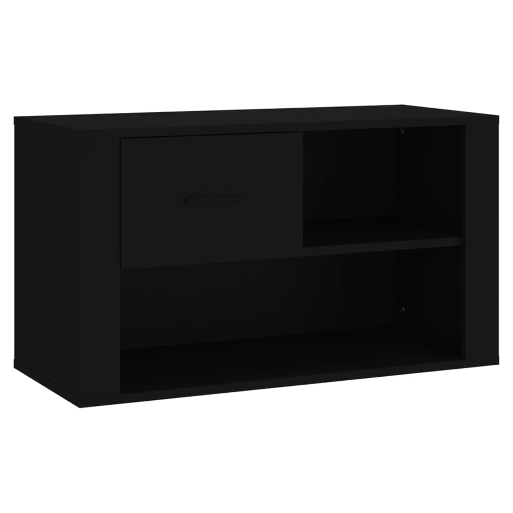 Vidaxx Schuhschrank 80x35x45 cm eigentiertes Holzschwarz