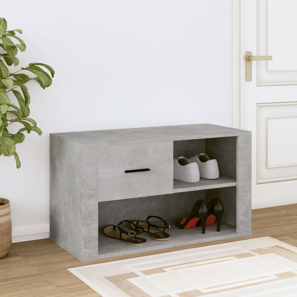 Vidaxx Schuhschrank 80x35x45 cm bearbeitete Holzbetonpreis