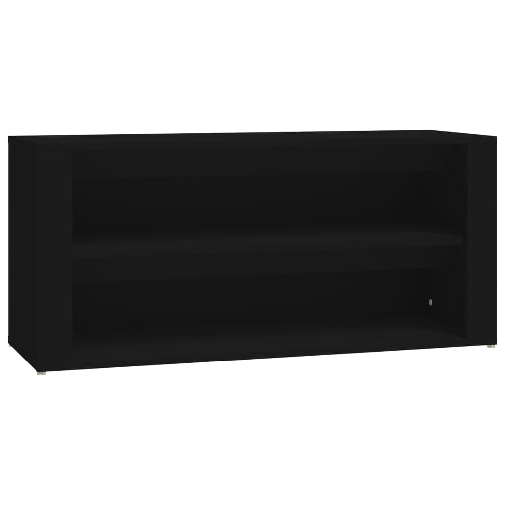 VIDAXL -Schuhregal 100x35x45 cm ordentliches Holzschwarz