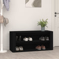 VIDAXL -Schuhregal 100x35x45 cm ordentliches Holzschwarz