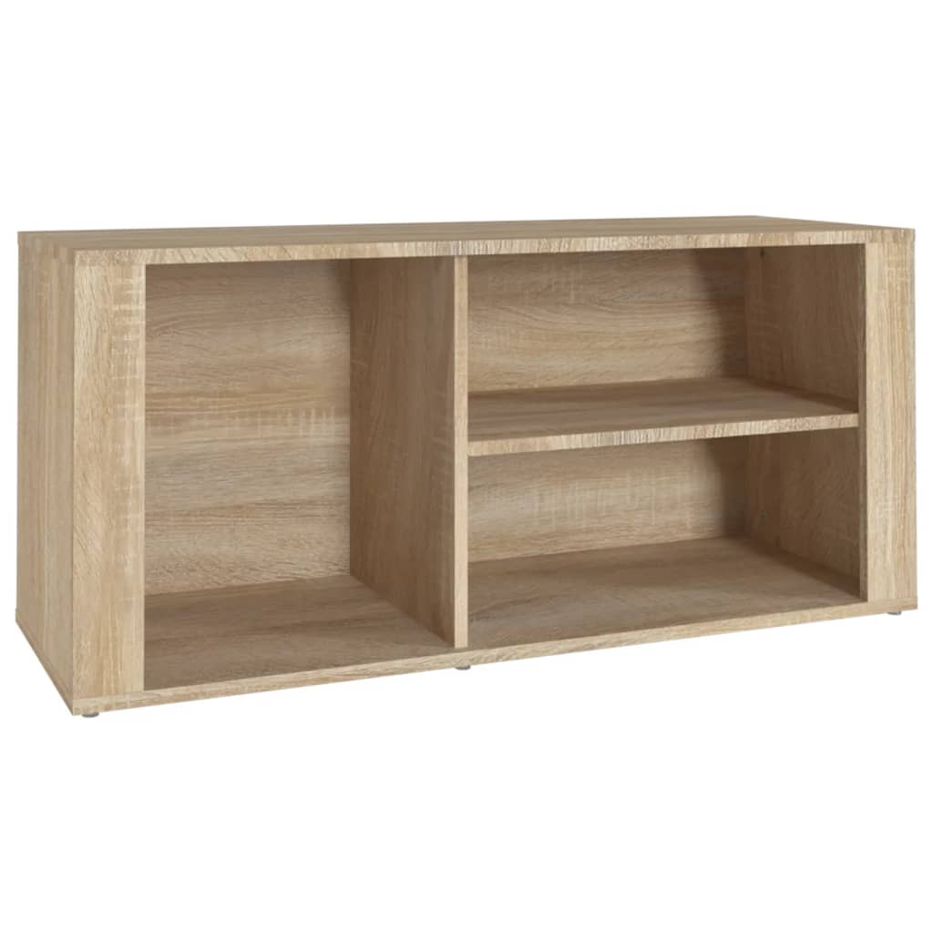 VIDAXL -Schuhschrank 100x35x45 cm aus Holz Sonoma Eiche gefärbt