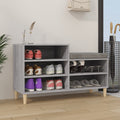 VIDAXL -Schuhschrank 102x36x60 cm eigentiertes Holz Sonoma Grey