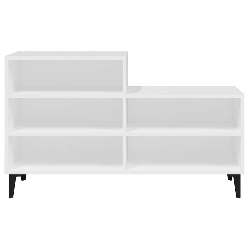 VIDAXL -Schuhschrank 102x36x60 cm ordentliches Holz weiß