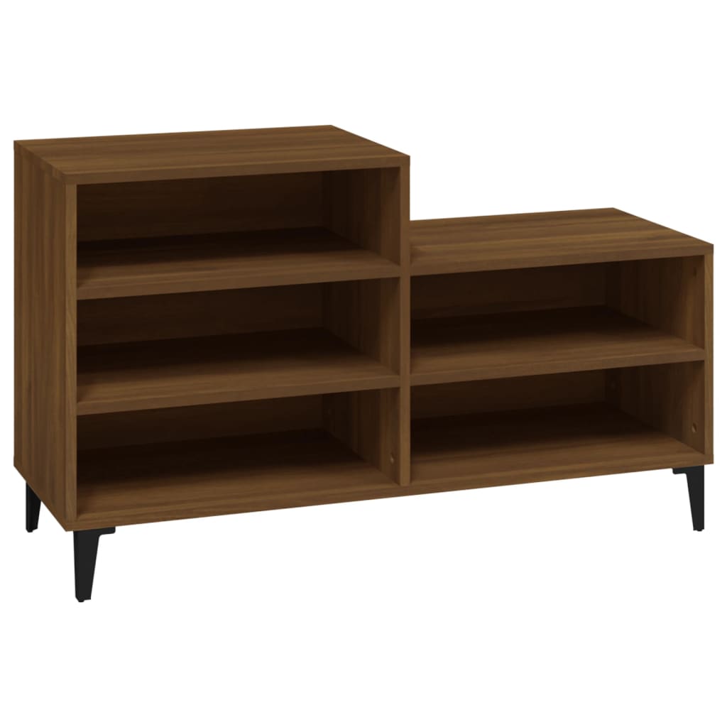 VidaXL Schuhschrank 102x36x60 cm Eigenschaften Holzbraune Eiche Farbe