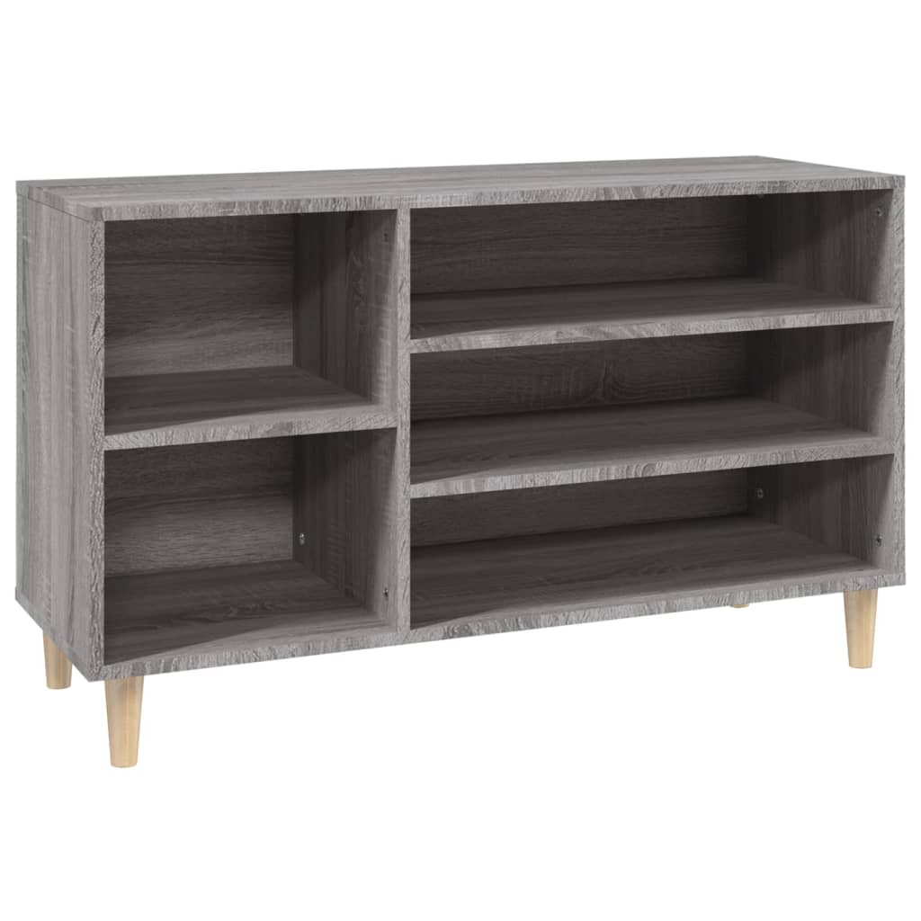 VIDAXL -Schuhschrank 102x36x60 cm eigentiertes Holz Sonoma Grey