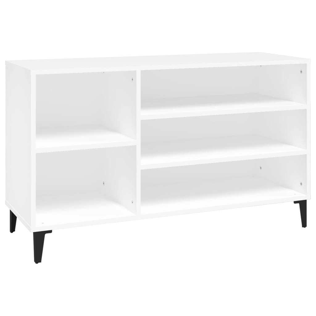 VIDAXL -Schuhschrank 102x36x60 cm ordentliches Holz weiß