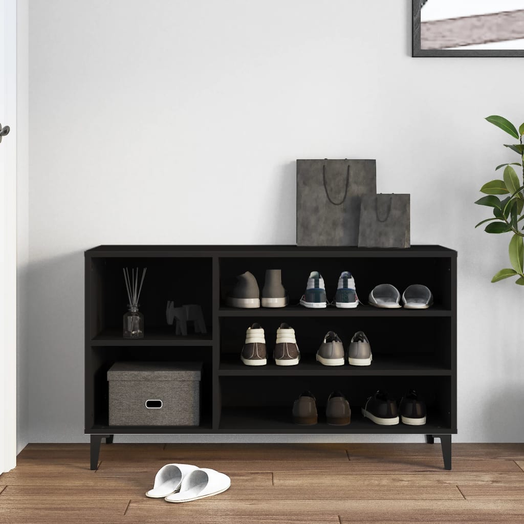 Vidaxx Schuhschrank 102x36x60 cm eigentiertes Holzschwarz