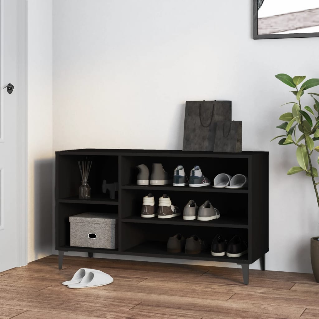 Vidaxx Schuhschrank 102x36x60 cm eigentiertes Holzschwarz