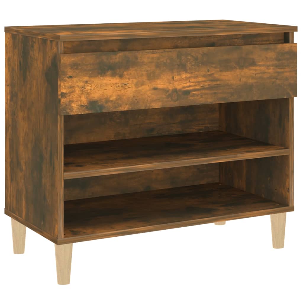 Vidaxx Schuhschrank 70x36x60 cm ordentlich verarbeitet Holzgeräuchchenfarbe