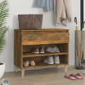 Vidaxx Schuhschrank 70x36x60 cm ordentlich verarbeitet Holzgeräuchchenfarbe