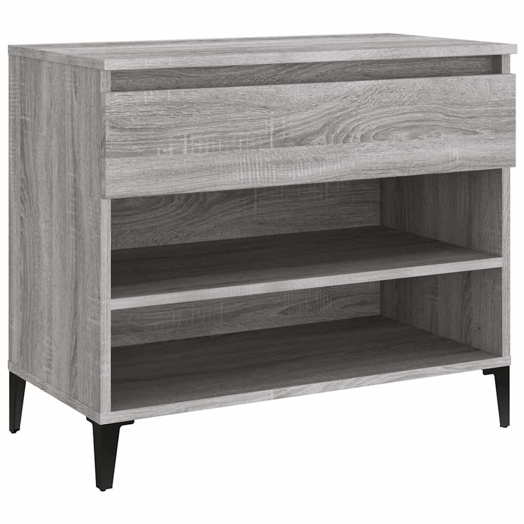 Vidaxx Schuhschrank 70x36x60 cm aus eigentiertem Holz Sonoma Grey