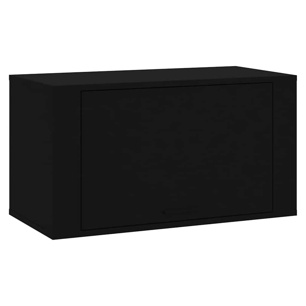 VidaXL Wandschuhschrank 70x35x38 cm ordentliches Holz schwarz
