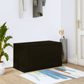 VidaXL Wandschuhschrank 70x35x38 cm ordentliches Holz schwarz