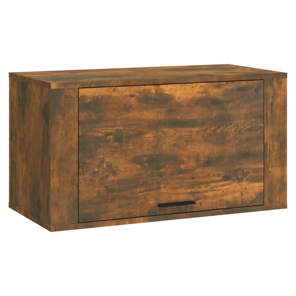 vidaXL Wandschuhschrank 70x35x38 cm Kiefer massiv räuchereiche