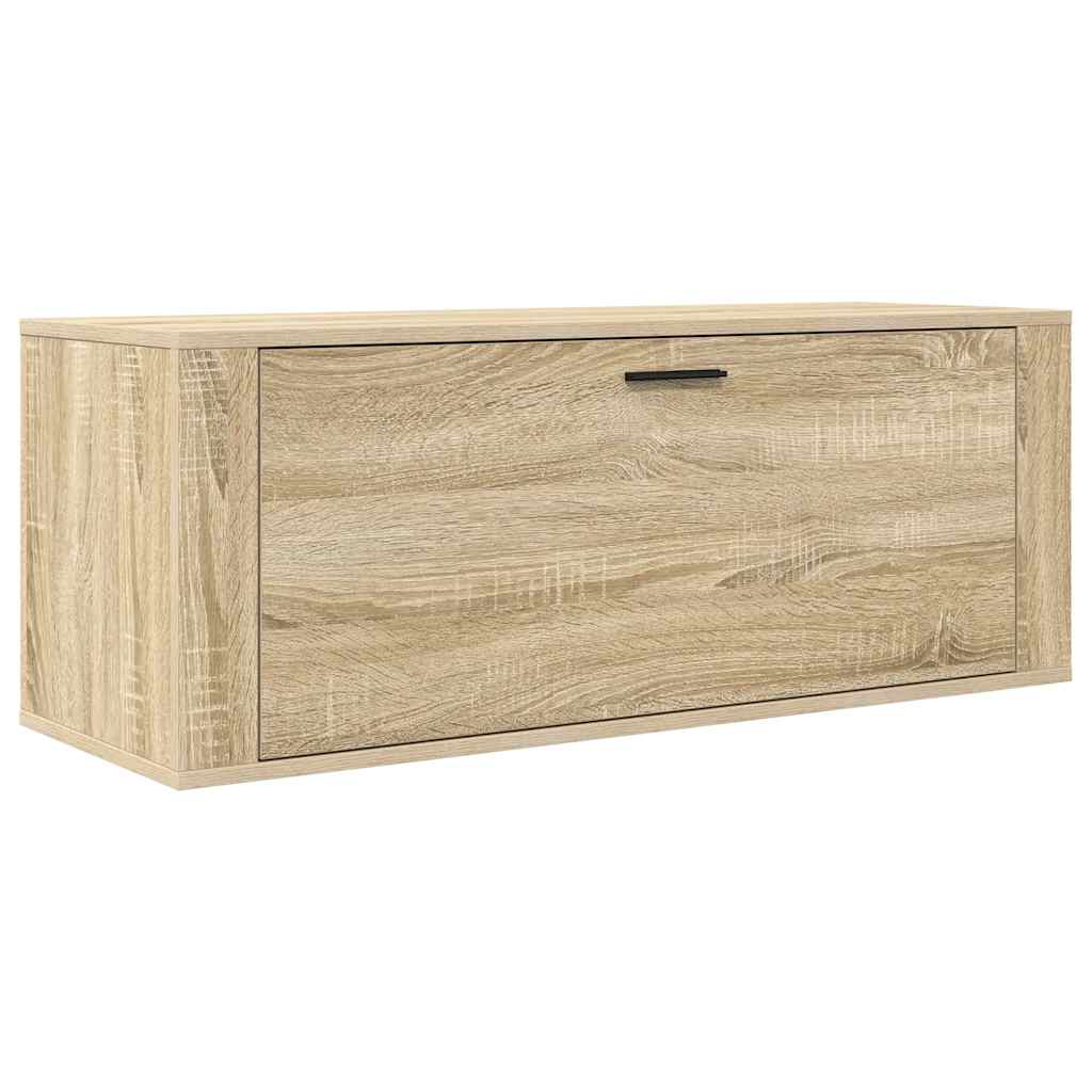 VidaXL Wandschuhschrank 100x35x38 cm aus Holz Sonoma-Eiche