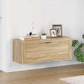 VidaXL Wandschuhschrank 100x35x38 cm aus Holz Sonoma-Eiche
