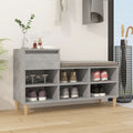 Vidaxl schoenenkast 102x36x60 cm bewerkt hout betongrijs