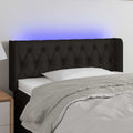 Vidaxl hoofdbord led 103x16x78 88 cm stof zwart