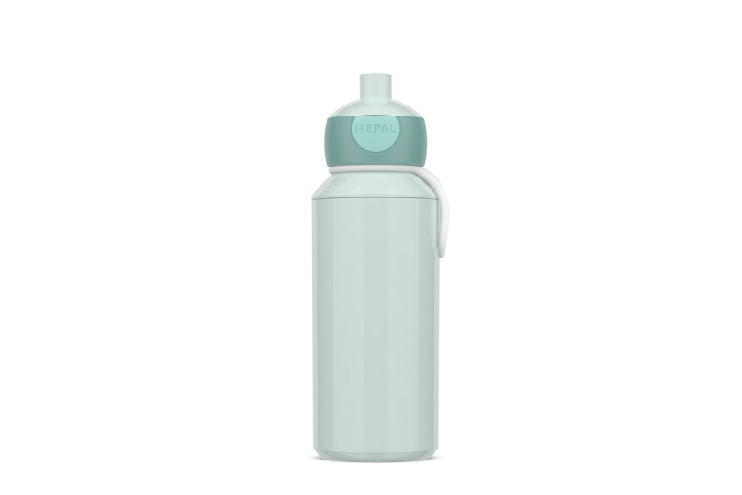 Mepal pop-up drinkfles campus - 400 ml - sluit goed af - drinkbeker voor kinderen - cool mint