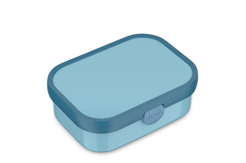 Mepal lunchbox campus - 750 ml - broodtrommel met vakjes voor kinderen - geschikt voor 4 boterhammen - cool blue