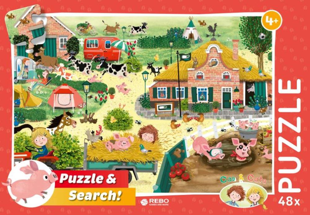 Rebo Publishers Puzzel cas cato boerderij, 48.