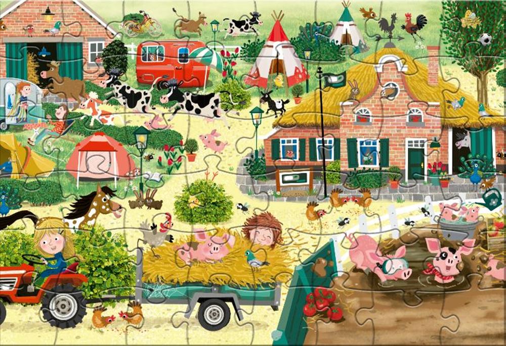 Rebo Publishers Puzzel cas cato boerderij, 48.