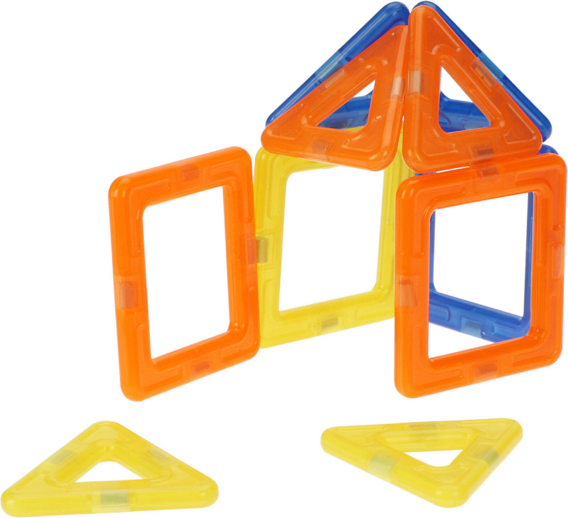 Magnetisches Konstruktionsset, 10-teilig.