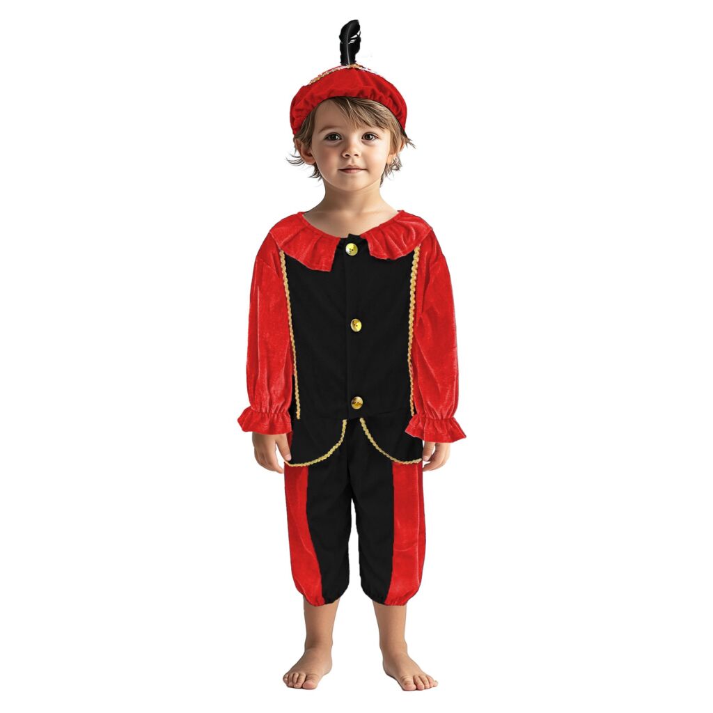 Andere Marken Pietenpak 98-104 schwarz rot