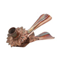 Hbx natural living kandelaar met clip bonez brons 16x7cm