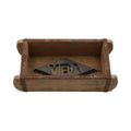 Hbx natural living plantenbak baksteenmal hout 32x15x10cm