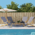 Vidaxl strandhanddoeken 4 st 400 g m² 60x135 cm stof antracietkleurig
