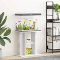 VidaXL Aquarium Standard 60x30x60 cm, weiß lackiert