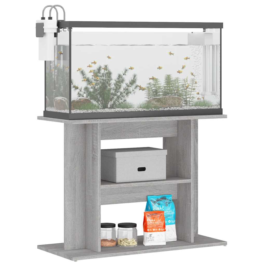 VIDAXL Aquarium Standard 80x35x60 cm verarbeiteter Holzbetonrutsche