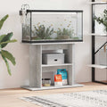 Vidaxl aquariumstandaard betongrijs 80x35x60 cm bewerkt hout