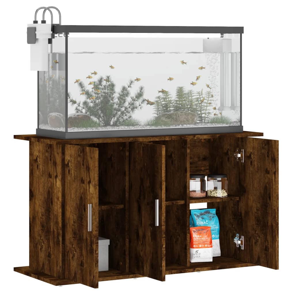 VIDAXL Aquarium Standard 101x41x58 cm lackiert mit Holzgeräuchchenfarbe