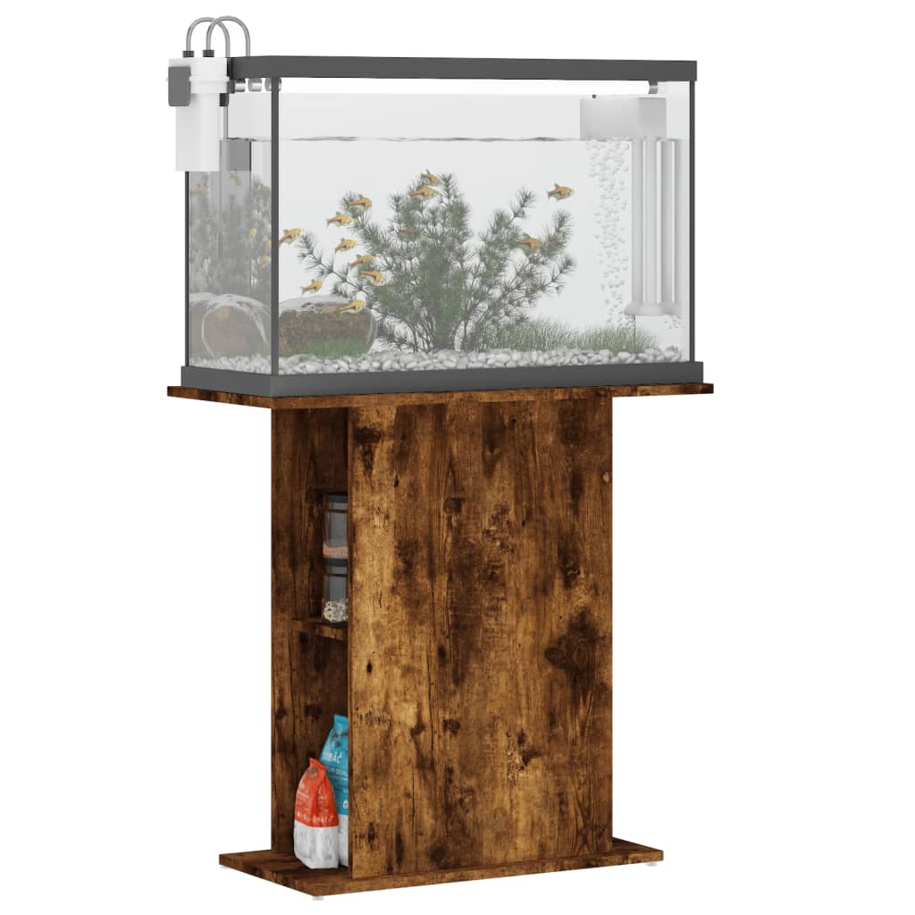 Vidaxx Aquarium Standard 75x36x72,5 cm verarbeiteter Holzgeräuchchen -Eiche