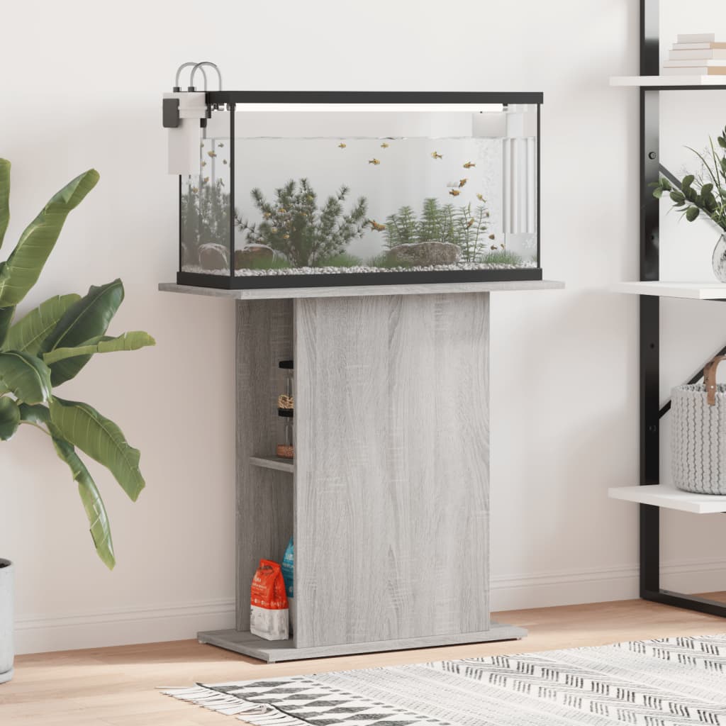 Vidaxx Aquarium Standard 75x36x72,5 cm lackiert Holzgrau Sonoma
