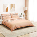 VidaXL Bettwäsche-Set 155x220 cm Baumwolle Rosa