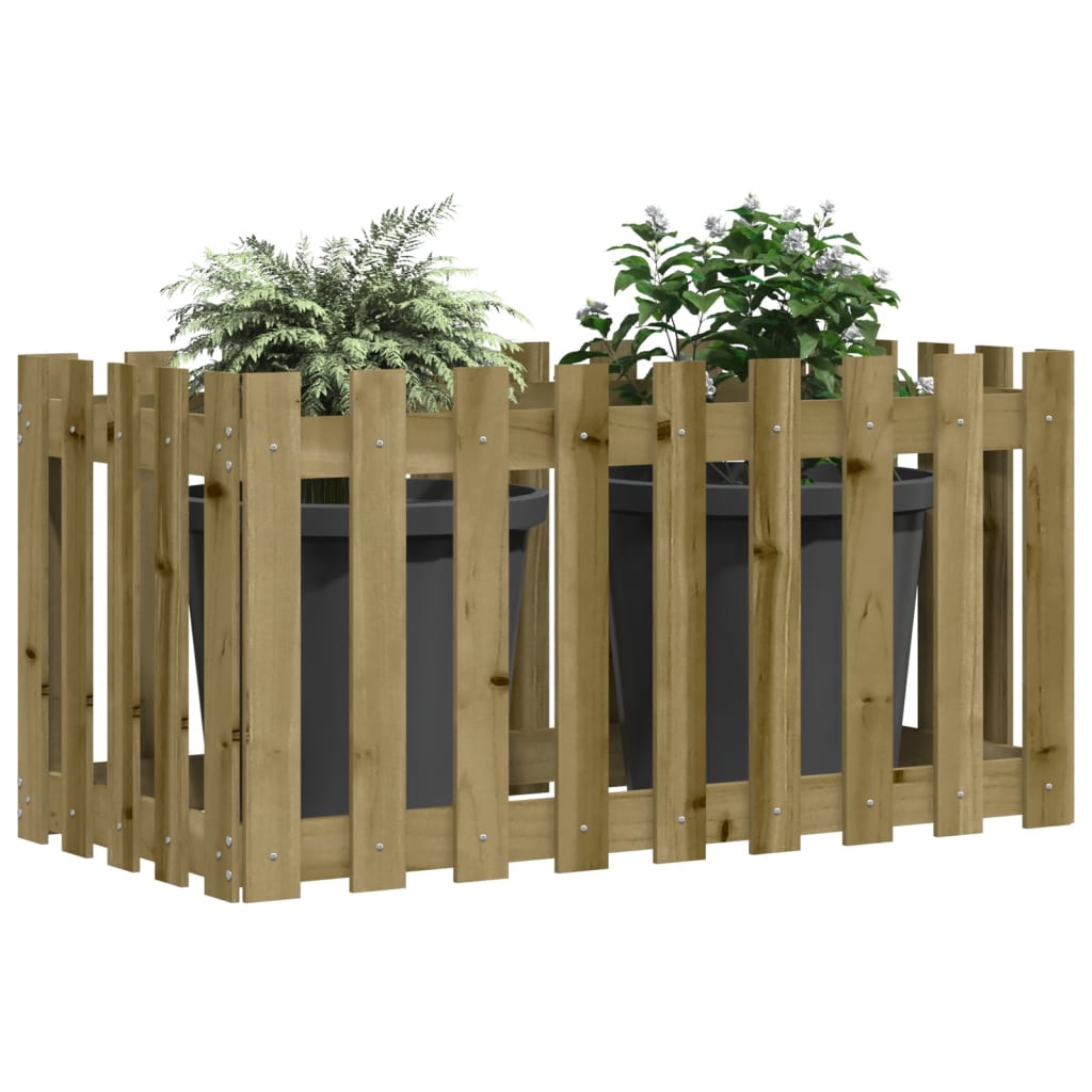 VIDAXL -Planzerinstallation HEK -Design 100x50x50 cm imprägniertes Holz