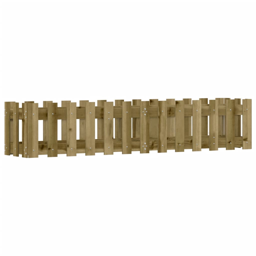 VIDAXL -Planzer erhöht das HEK -Design 150 x 30 x 30 cm imprägniertes Holz