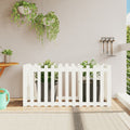 VidaXL Pflanzer Insent HEK Design 150x50x70 cm Kiefernholz Weiß weiß