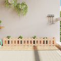 VidaXL -Planzer mit Wandgestaltung 200x30x30 cm Kiefernholz angehoben