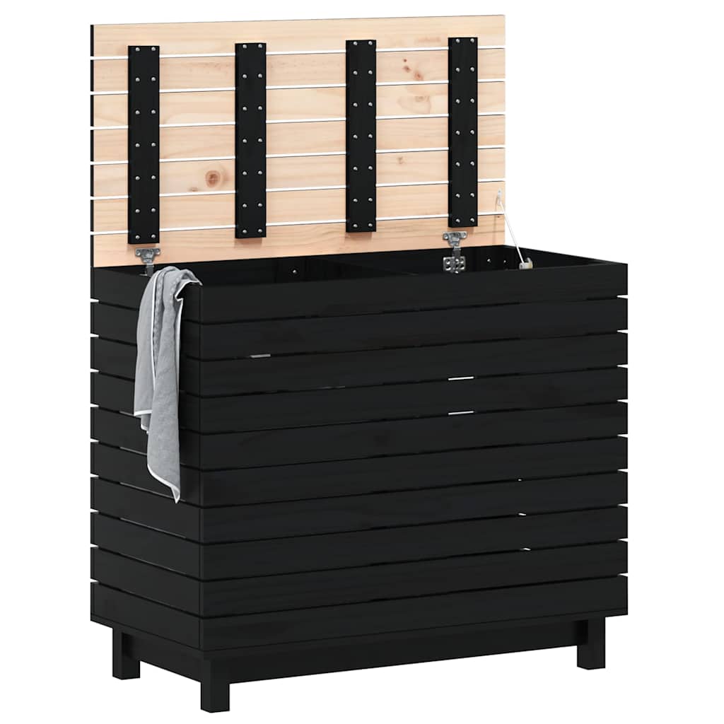 VIDAXL -Waschkorb 88,5x44x76 cm Festkiefer