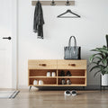 Vidaxx Schuhsofa 102x35x55 cm verarbeitetes Holz Sonoma Eichefarbe