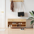 Vidaxx Schuhsofa 102x35x55 cm verarbeitetes Holz Sonoma Eichefarbe