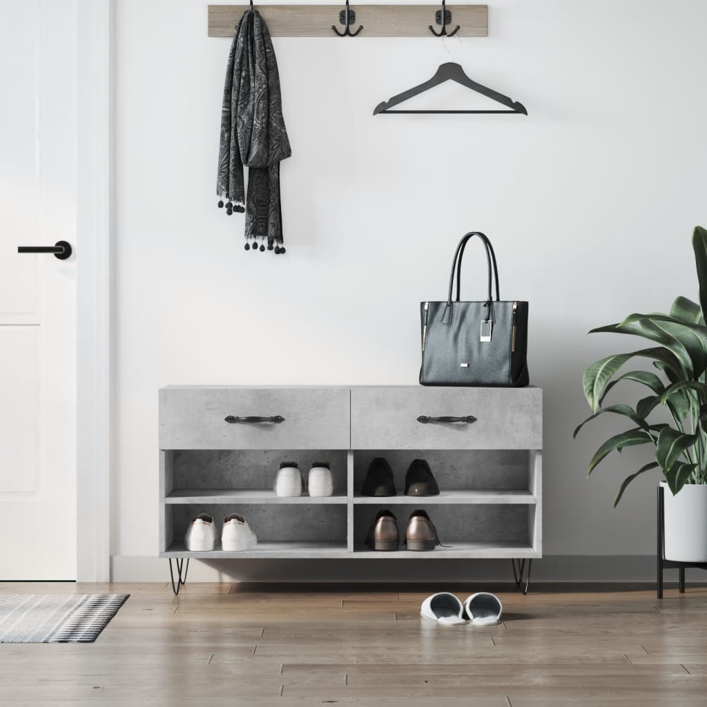 Vidaxx Schuhsofa 102x35x55 cm verarbeiteter Holzbetonpreis
