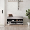 Vidaxx Schuhsofa 102x35x55 cm verarbeitetes Holzgrau Sonoma Eiche Farbe