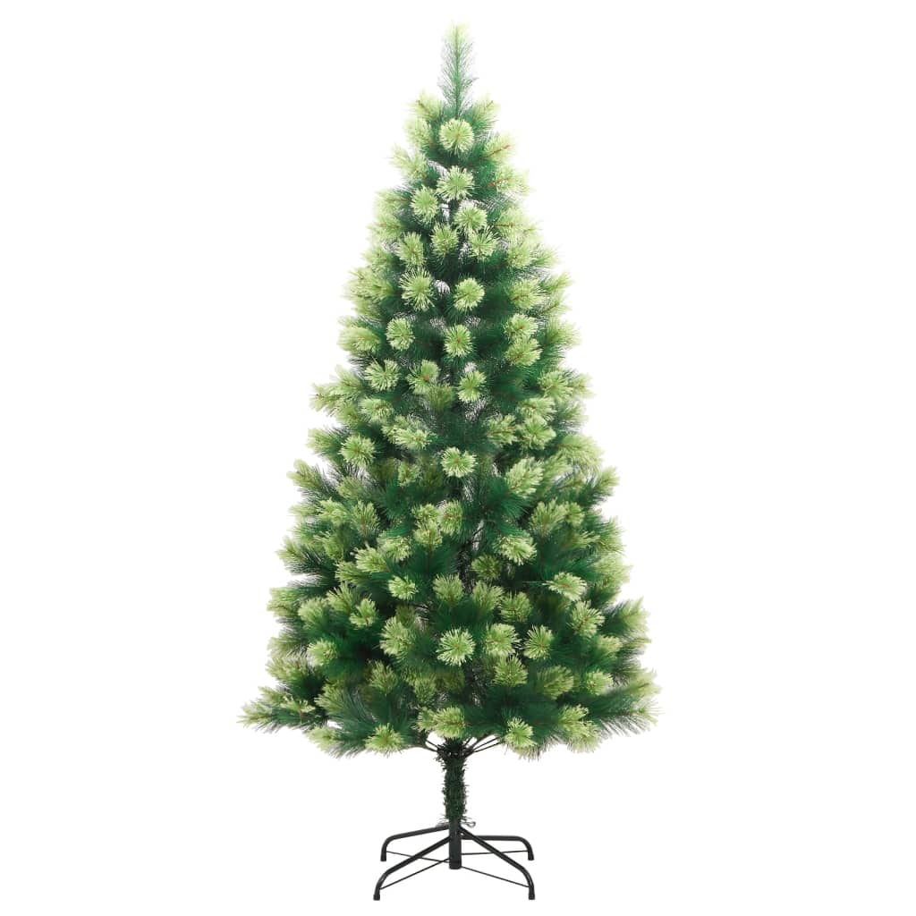 VidaXL Künstlicher Weihnachtsbaum mit Scharnieren und Ständer, 180 cm