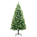 VidaXL Künstlicher Weihnachtsbaum mit Scharnieren und Ständer, 240 cm