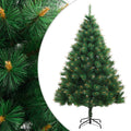 VidaXL Künstlicher Weihnachtsbaum mit Scharnieren und Ständer, 150 cm